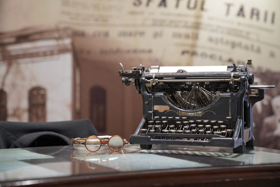 mysterious writer desk